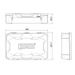 RAPALA   TACKLE  TRAY 356DH
